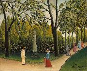 Henri Rousseau Luxembourg Gardens. Monument to Chopin Spain oil painting artist